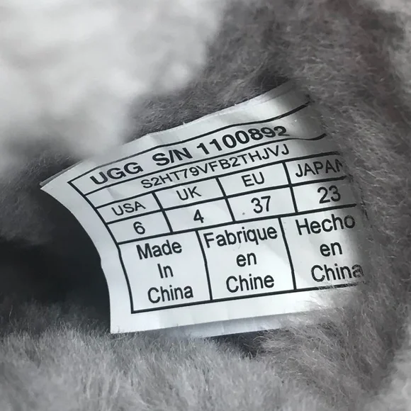 UGG Cozette Oyster Slide Sandals 1100892 Size 6 - Picture 10 of 10